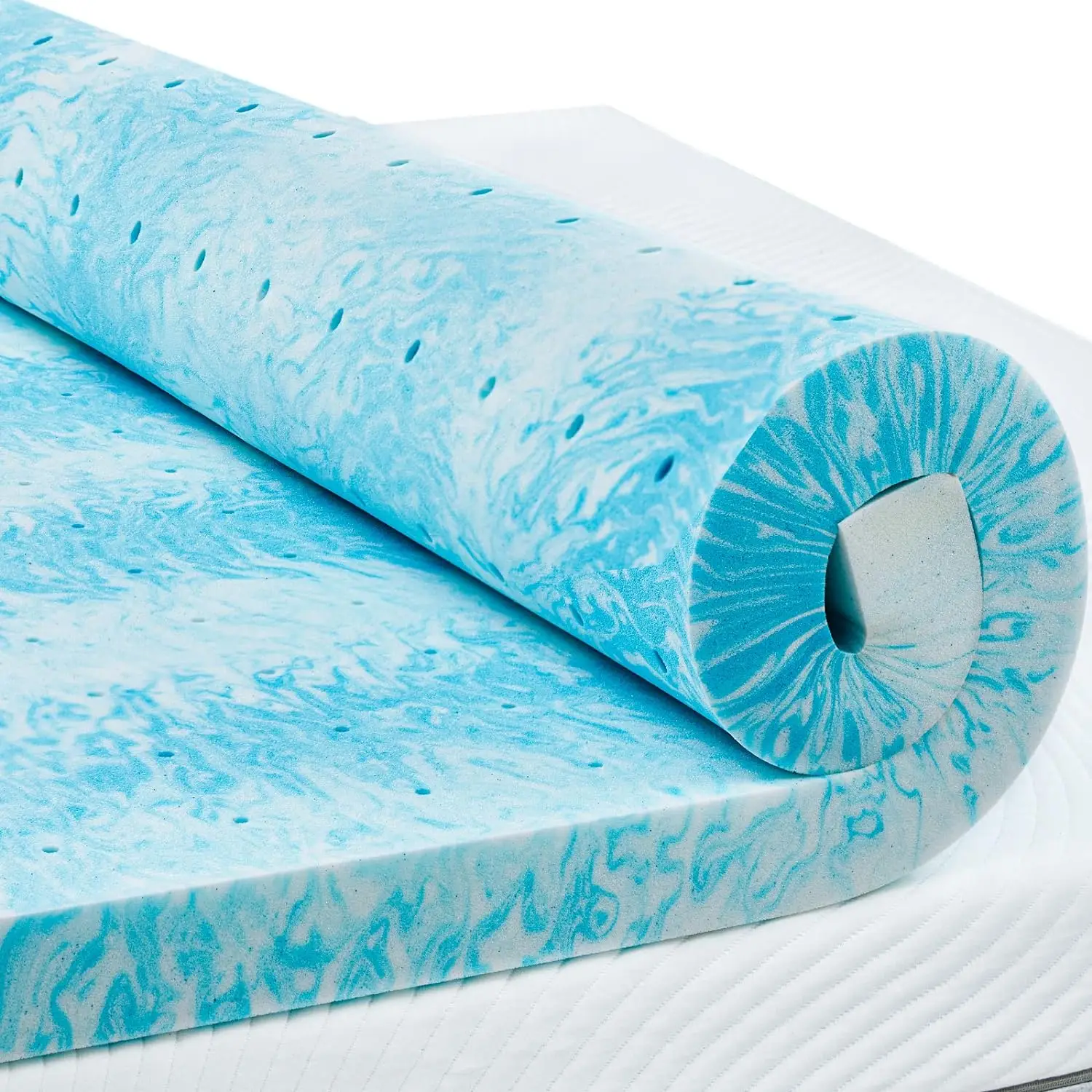 Memory Foam Topper - %a 3-calowy podwójny materac z pianki