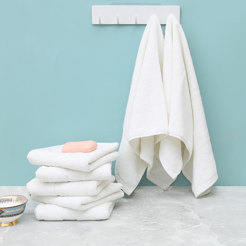 Home Textiles Face Towel - 2/4/6 szt. Bawełniany biały zestaw ręczników