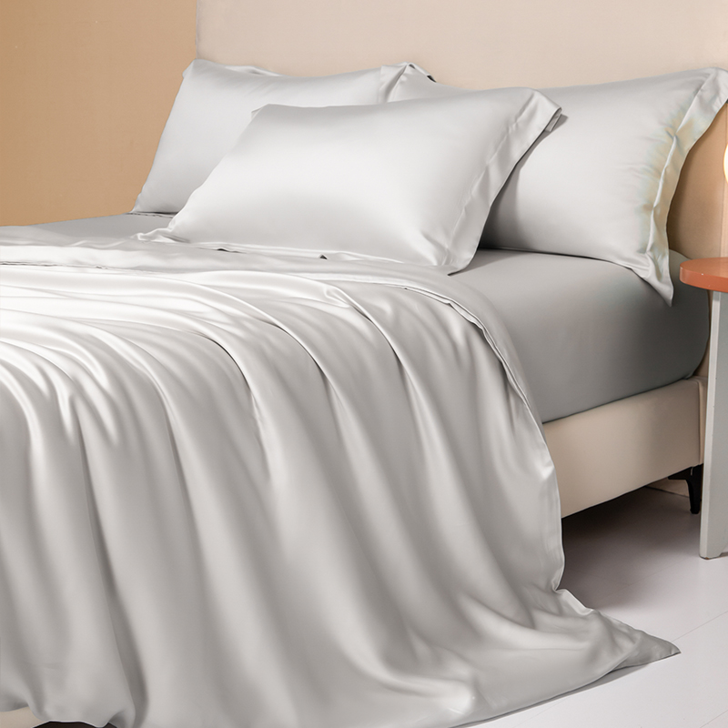 100% egipska bawełna 4/6 sztuk – Silk Sheet Set recenzja i cena