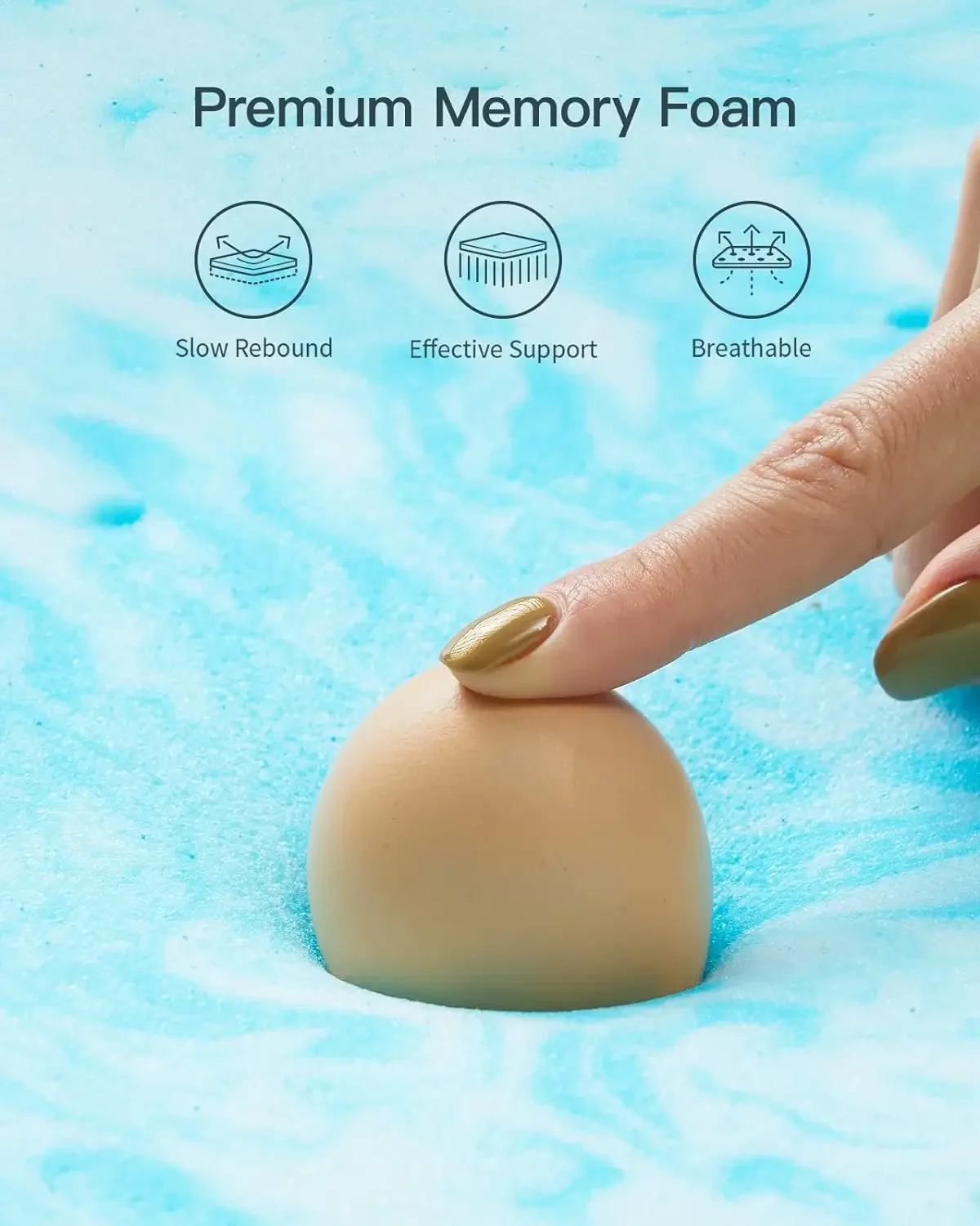 %a 3-calowy podwójny materac z – Memory Foam Topper recenzja i cena