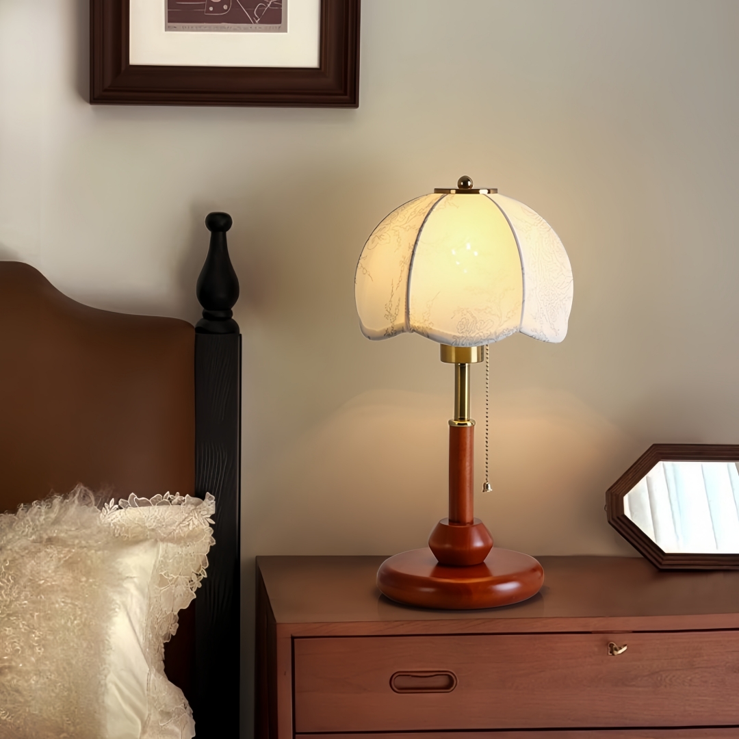 Lampa stołowa w stylu vintage  – Home Of Textiles recenzja i cena
