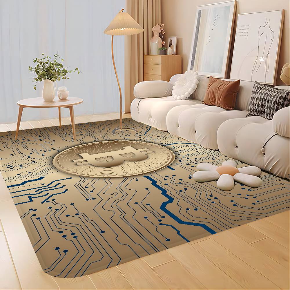 Modne dywaniki Bitcoin w stylu – Home Textiles Trends recenzja i cena