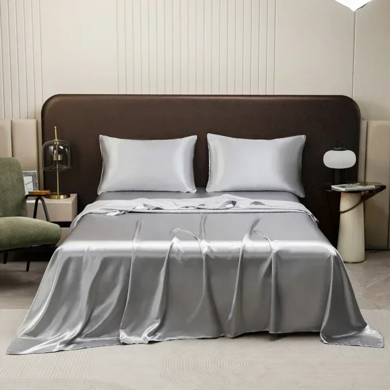 2/3 SZT. Luksusowy Zestaw Pośc – Silk Sheet Set recenzja i cena