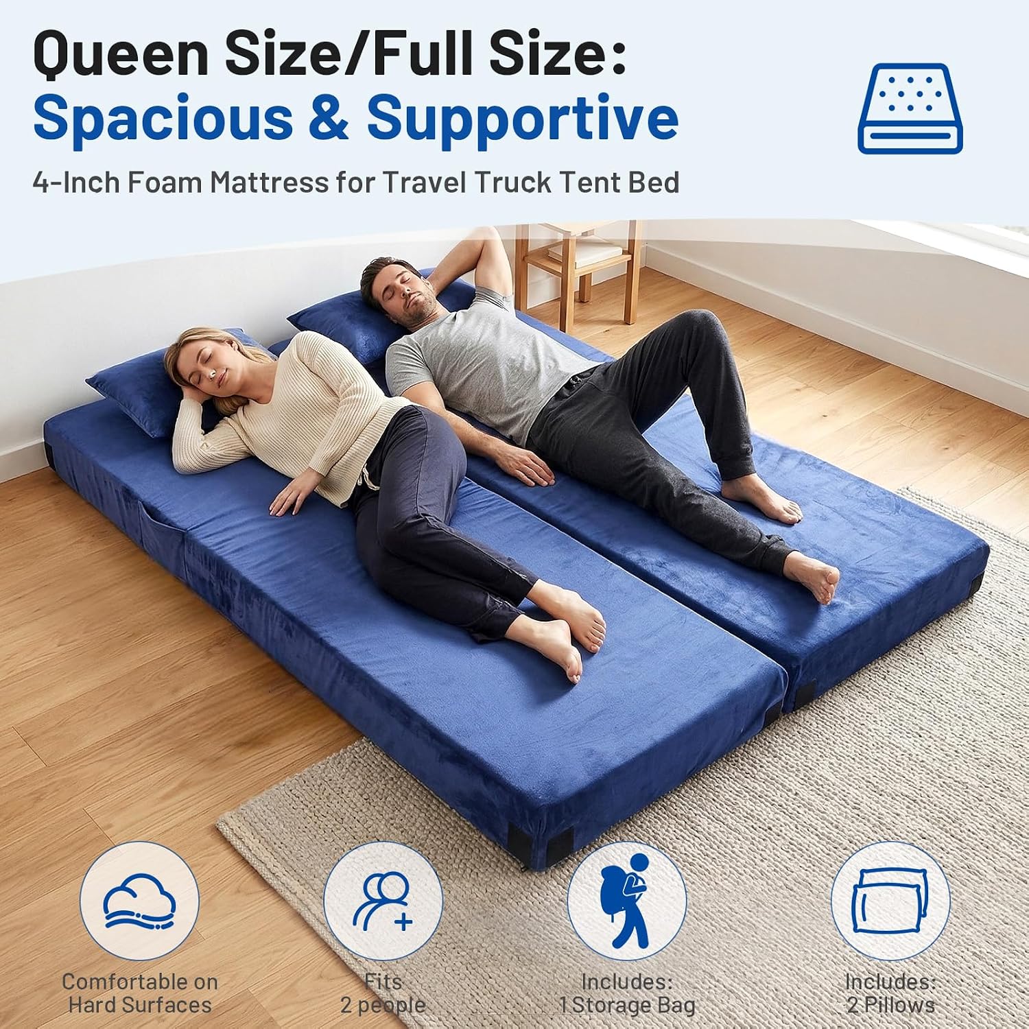 Materac kempingowy z pianki me – Memory Foam Topper recenzja i cena
