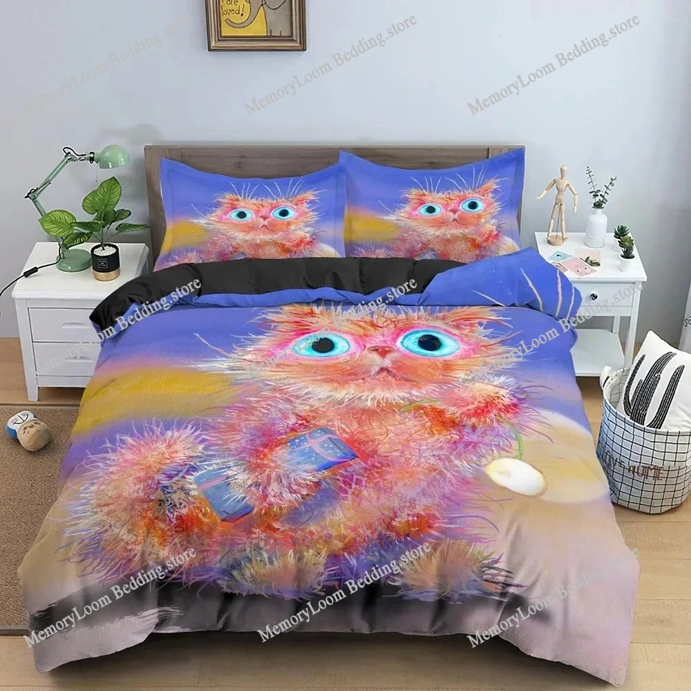 Zestaw pościeli z motywem kota – Home Textiles Trends recenzja i cena