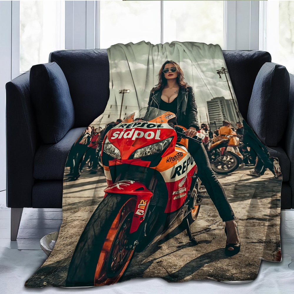 Piękny koc flanelowy z nadruki – Home Textiles Trends recenzja i cena