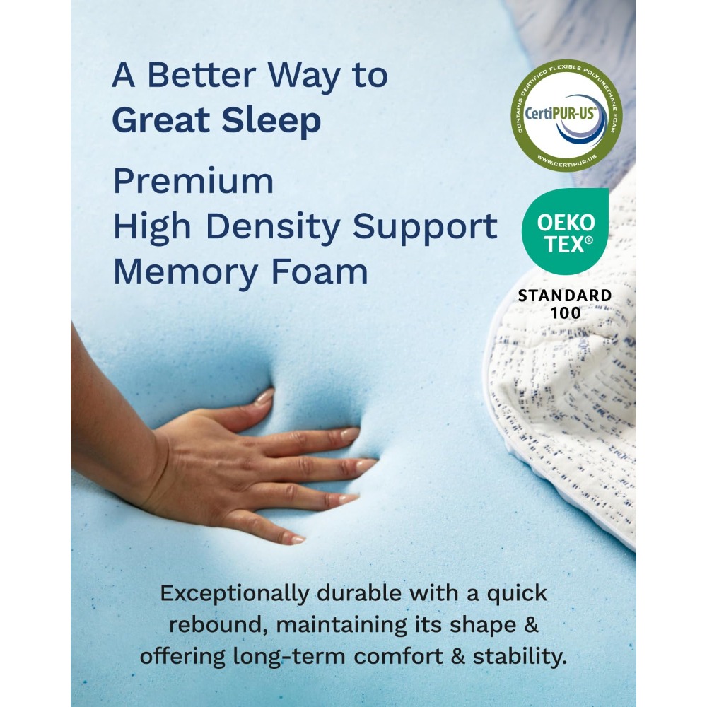 Materac piankowy z pianki memo – Memory Foam Topper recenzja i cena